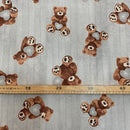 COTONE ARREDAMENTO - 024 FANTASIA ORSETTI/CUORE - QUATTRO VARIANTI