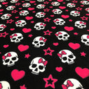 MON-064 TESCHIO/CUORE/STELLA FONDO NERO