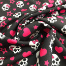 MON-064 TESCHIO/CUORE/STELLA FONDO NERO