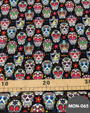 MON-065 TESCHI COLORATI FONDO NERO