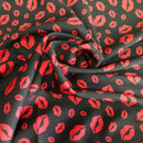 MON-120 BACIO ROSSO FONDO NERO