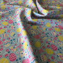 MON-084 OVETTO E FARFALLE COLORATE FONDO CELESTE