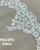 PAS-092 PIZZO REBRODÈ FIORE H15CM