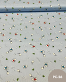 PIQUET DI COTONE - PC-26 PUPAZZO CON PALLONCINO FONDO CELESTE