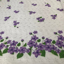 PIZZO SANGALLO SG-11 FIORELLINI GLICINE FONDO BIANO