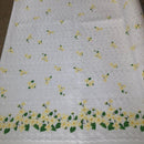 PIZZO SANGALLO SG-12 FIORELLINI GIALLO FONDO BIANCO