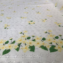 PIZZO SANGALLO SG-12 FIORELLINI GIALLO FONDO BIANCO