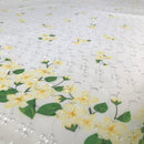 PIZZO SANGALLO SG-12 FIORELLINI GIALLO FONDO BIANCO