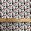 POL-030 ROSSETTO FONDO BIANCO MICROPOIS NERO