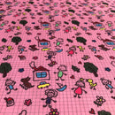 POL-076 BIMBO CASETTA FONDO ROSA