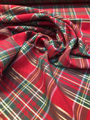 COTONE TINTO IN FILO - 404 SCOZZESE GRANDE FILO LUREX