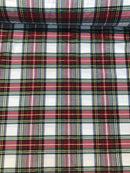 COTONE TINTO IN FILO - 403 SCOZZESE BIANCO FILO LUREX