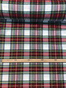 COTONE TINTO IN FILO - 403 SCOZZESE BIANCO FILO LUREX