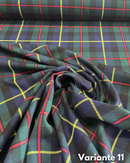 LANETTA SCOZZESE - 11 TARTAN BLU/VERDE/NERO