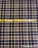 LANETTA SCOZZESE - 12 TARTAN MARRONE E GIALLO