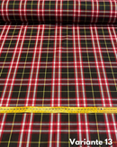 LANETTA SCOZZESE - 13 TARTAN NERO E ROSSO