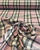 LANETTA SCOZZESE - 14 TARTAN ROSA E BIANCO