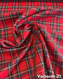 LANETTA SCOZZESE - TARTAN ROSSO 4 MODELLI