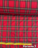 LANETTA SCOZZESE - TARTAN ROSSO 4 MODELLI