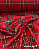 LANETTA SCOZZESE - TARTAN ROSSO 4 MODELLI
