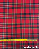 LANETTA SCOZZESE - TARTAN ROSSO 4 MODELLI