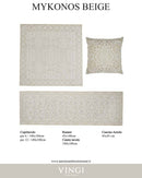 COORDINATO GOBELIN MYKONOS BEIGE - LINEA VINGI