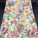 COTONE ARREDAMENTO - 106 FIORE MARRONE/ARANCIO