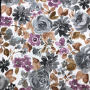 COTONE ARREDAMENTO - 107 FIORE GRIGIO/LILLA