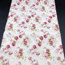 COTONE ARREDAMENTO - 114 ROSELLINE BORDEAUX FONDO BEIGE