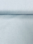 COTONE 100% - 088 MINI RIGHE AZZURRE