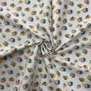 COTONE 100% - 054 CONIGLIETTI A SCUOLA