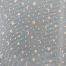 COTONE ARREDAMENTO - STELLE/LUNA FONDO CELESTE 199