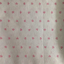 COTONE ARREDAMENTO - CUORICINI ROSA 188 - DUE VARIANTI