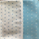 COTONE ARREDAMENTO - CUORICINI CELESTE 190 - DUE VARIANTI