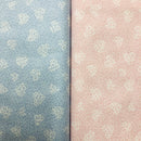 COTONE 100% - 086 FOGLIE E CUORI -DUE VARIANTI