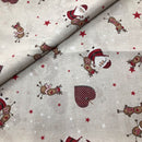 COTONE ARREDAMENTO - 458 BABBO NATALE E RENNE