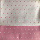 COTONE ARREDAMENTO - CUORICINI ROSA 188 - DUE VARIANTI