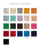 SPUGNA DI COTONE - TINTA UNITA